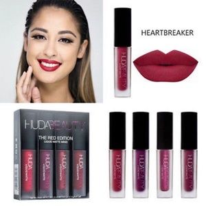 Huda Beauty Liquid  Red Edition Lipsticks